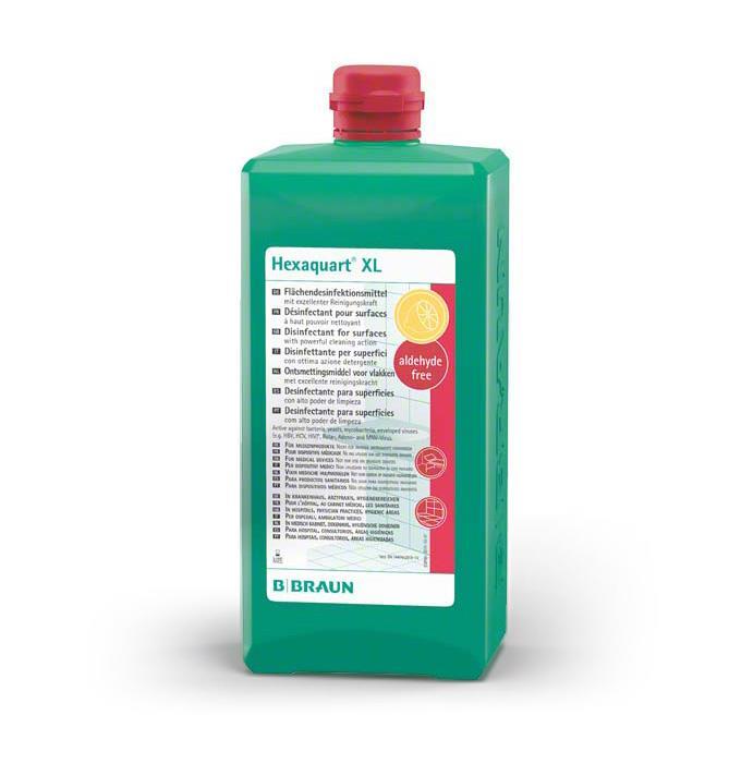 Hexaquart XL 1 Liter Flächendesinfektionsmittel Hexaquart XL 1 Liter Flächendesinfektionsmittel