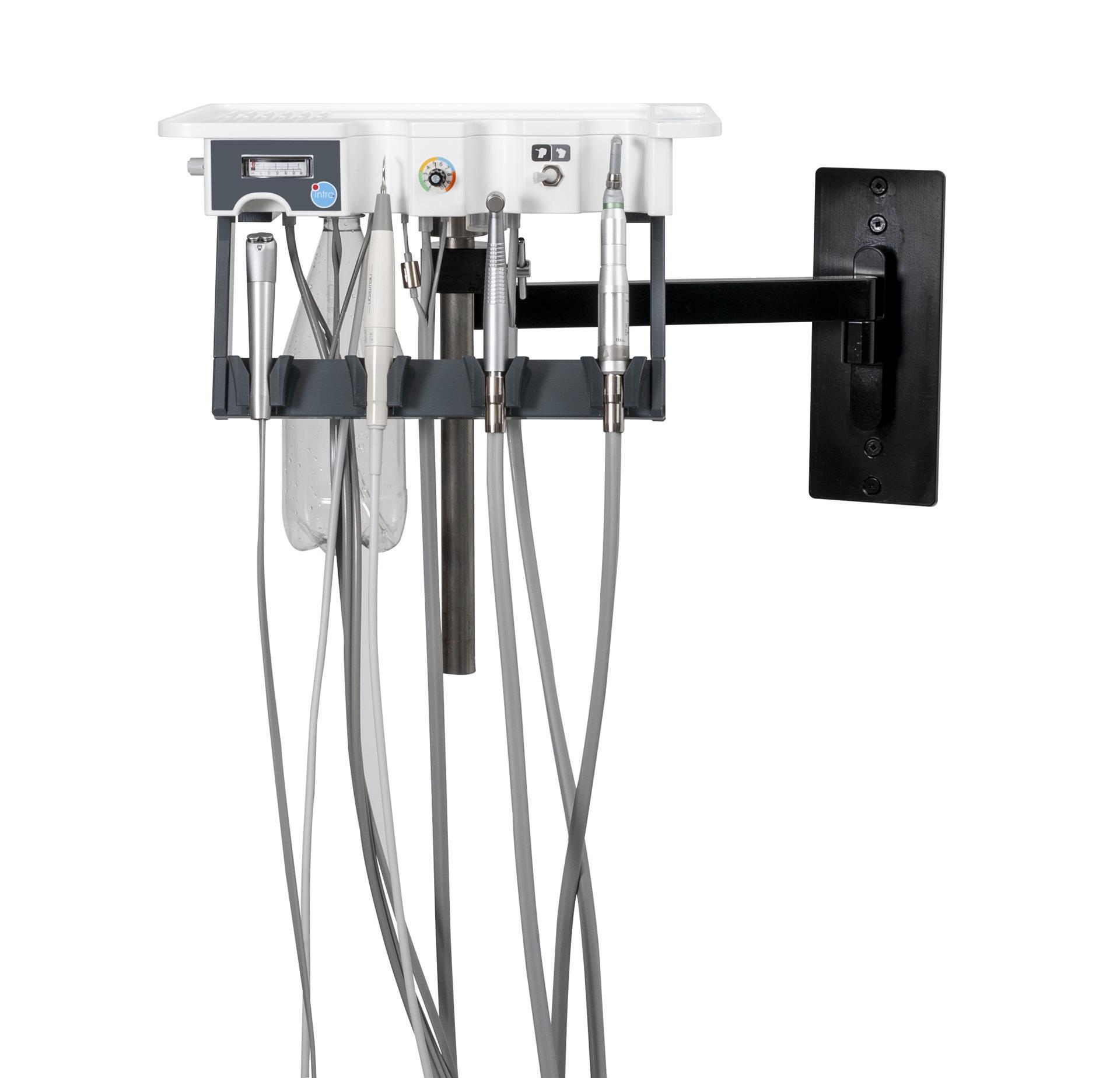 Dentaleinheit Intro auf Fahrgestell inkl. Kompressor mit NSK LED Piezo Scaler und Wasserführung Dentaleinheit Intro auf Fahrgestell inkl. Kompressor mit NSK LED Piezo Scaler und Wasserführung