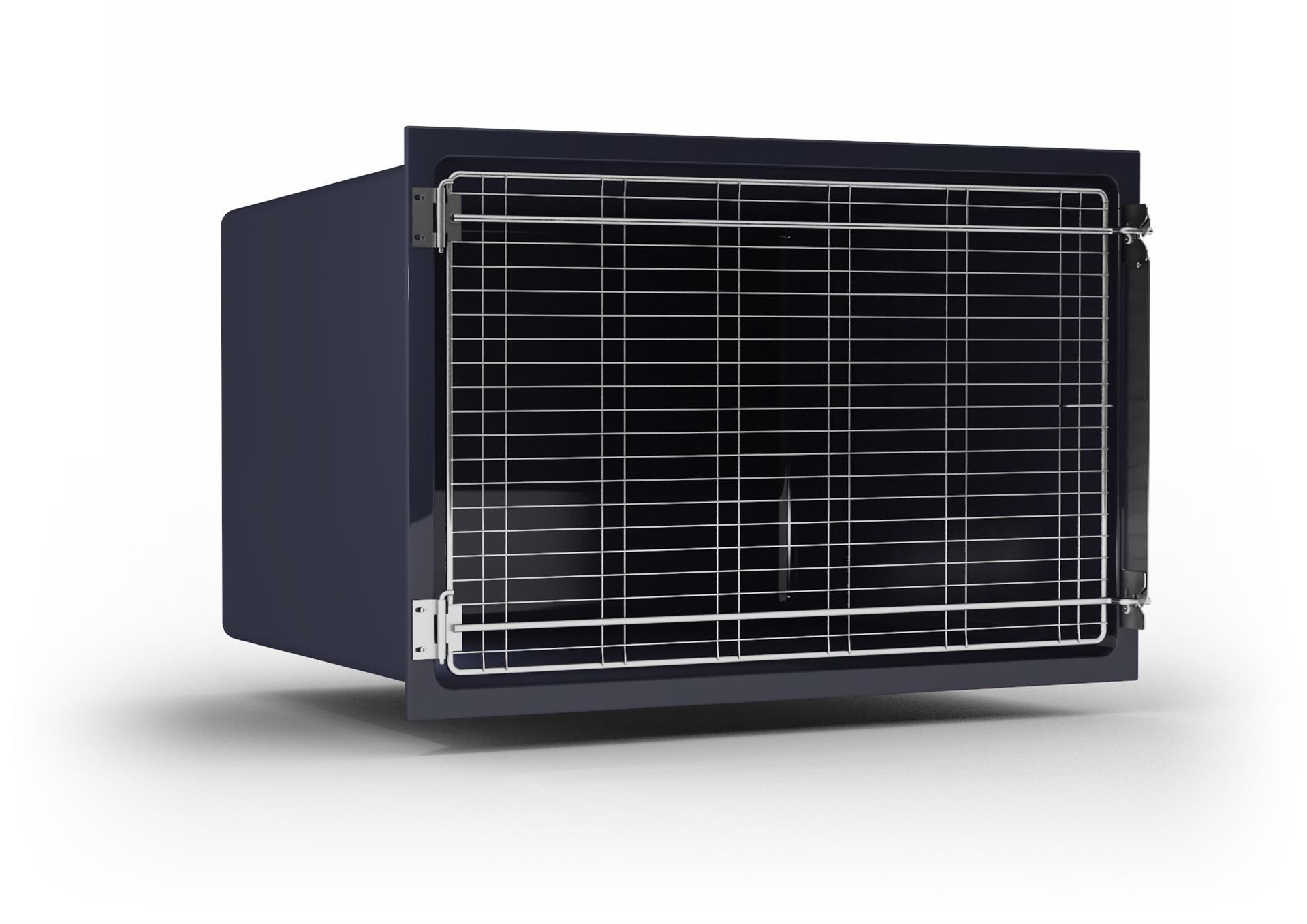 Tierbox indulab Typ 2 aus glasfaserverstärktem Polyester, mit Gittertür, bitte geben Sie den gewünschten Anschlag an Tierbox indulab Typ 2 aus glasfaserverstärktem Polyester, mit Gittertür, bitte geben Sie den gewünschten Anschlag an