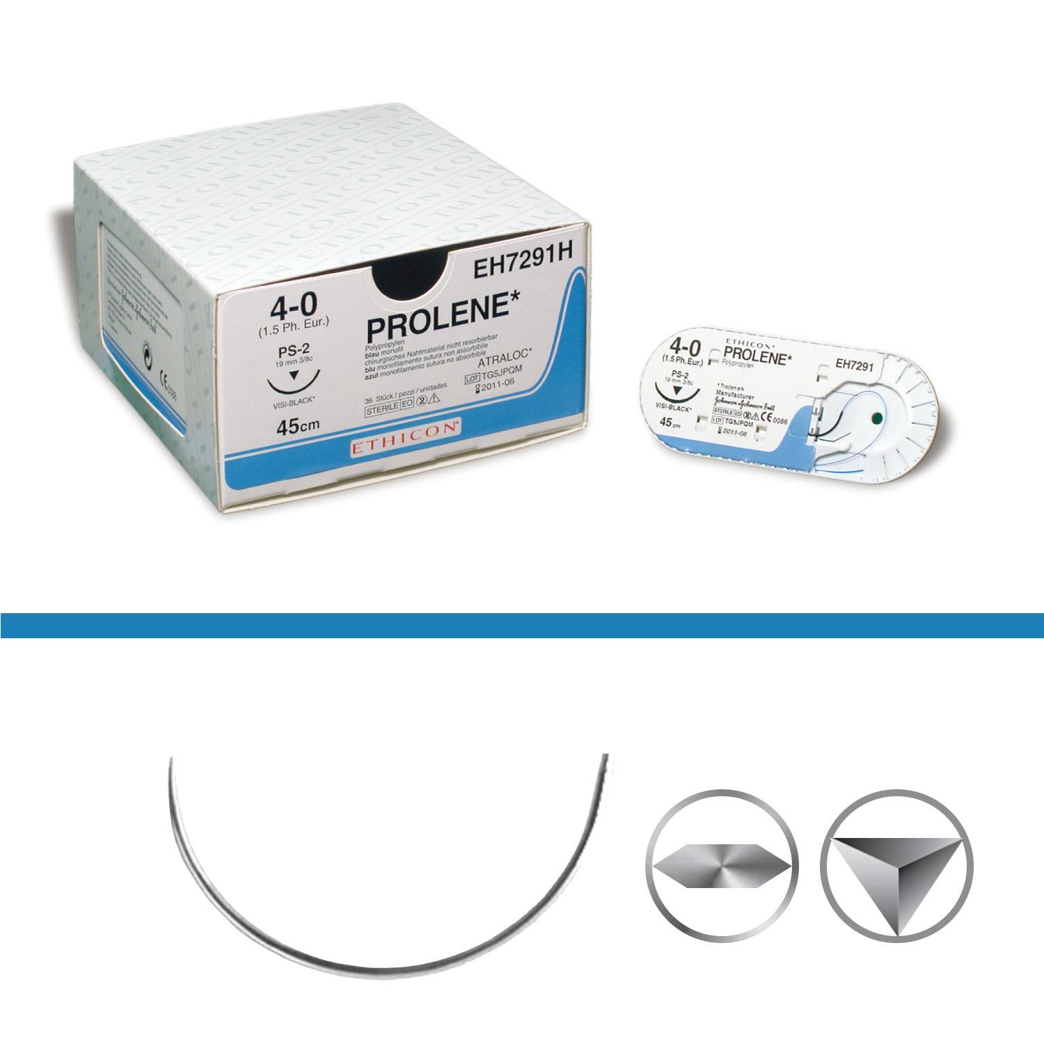 PROLENE BLAU MONOFIL, SH1, USP3-0, 0,75m, 36 Stück PROLENE BLAU MONOFIL, SH1, USP3-0, 0,75m, 36 Stück