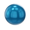 blaue Ball, Sportsball, Gummiball, glänzende Kugel, runder Gegenstand