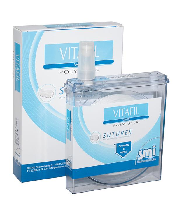 Vitafil weiß 80 m Flachspule USP 3&4 metric 6