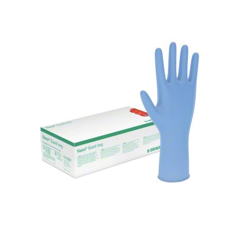 Vasco Guard long Nitril puderfrei, latexfrei, unsteril lange Stulpe blau Untersuchungshandschuh... Vasco Guard long Nitril puderfrei, latexfrei, unsteril lange Stulpe blau Untersuchungshandschuh...