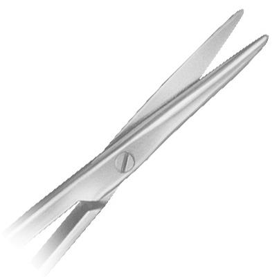 Präparier- und Strabismusschere, gerade, stumpf/stumpf, 115mm Präparier- und Strabismusschere, gerade, stumpf/stumpf, 115mm