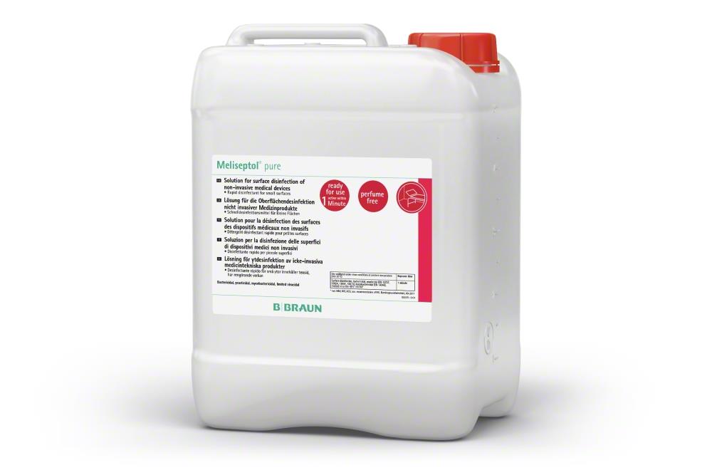 Meliseptol pure, Flächendesinfektion, 5 Liter Kanne