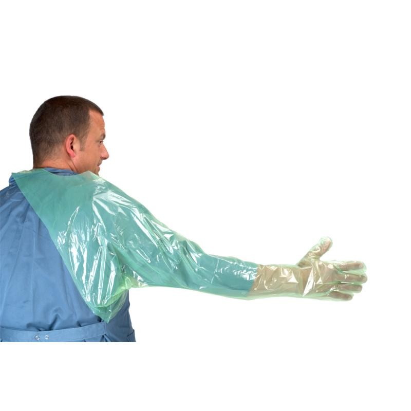 Einweg-Schutzhandschuh, Armbedeckung, Begrenzte Sicht?, Schutzausrüstung, Hazmat-geeignet