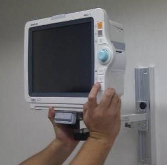Monitor Arm mit Einschubplatte, für den Patientenmonitor für Flow-c