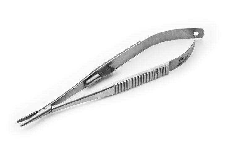 Augennadelhalter Castroviejo mit Sperre 14 cm Augennadelhalter Castroviejo mit Sperre 14 cm
