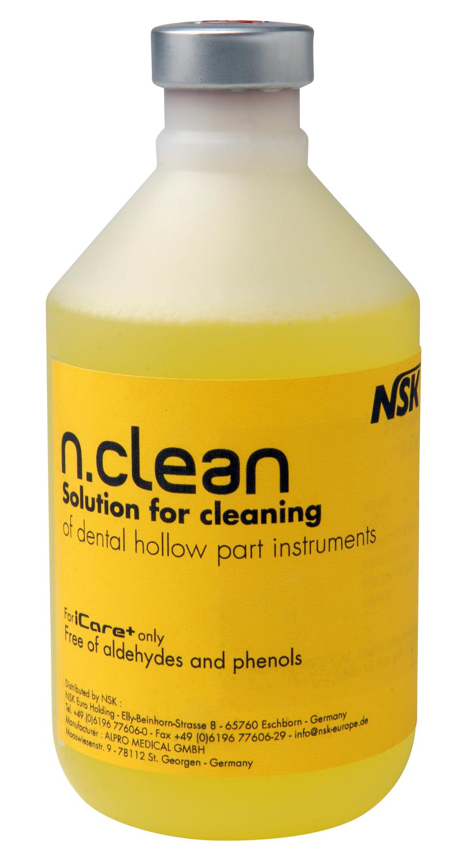 n.clean Reinigungslösung für iCare+, 6 Flaschen à 500ml n.clean Reinigungslösung für iCare+, 6 Flaschen à 500ml