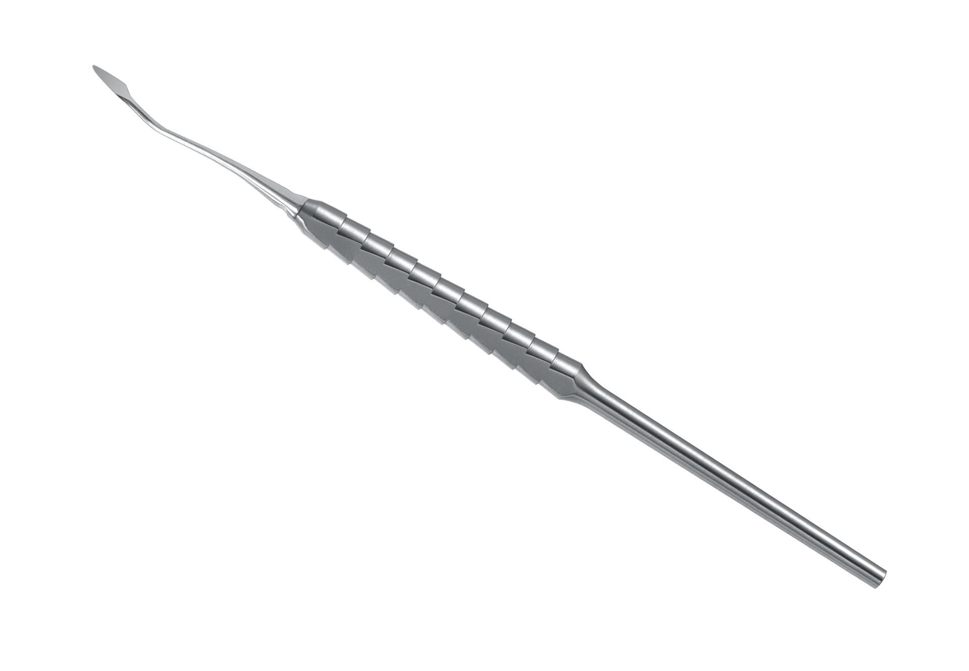 Approximal Desmotom, Fig. 4, distal Biegung, 3mm, ausw. m4x0,5, einendig im Zepf-Design-Schuppengr. Approximal Desmotom, Fig. 4, distal Biegung, 3mm, ausw. m4x0,5, einendig im Zepf-Design-Schuppengr.