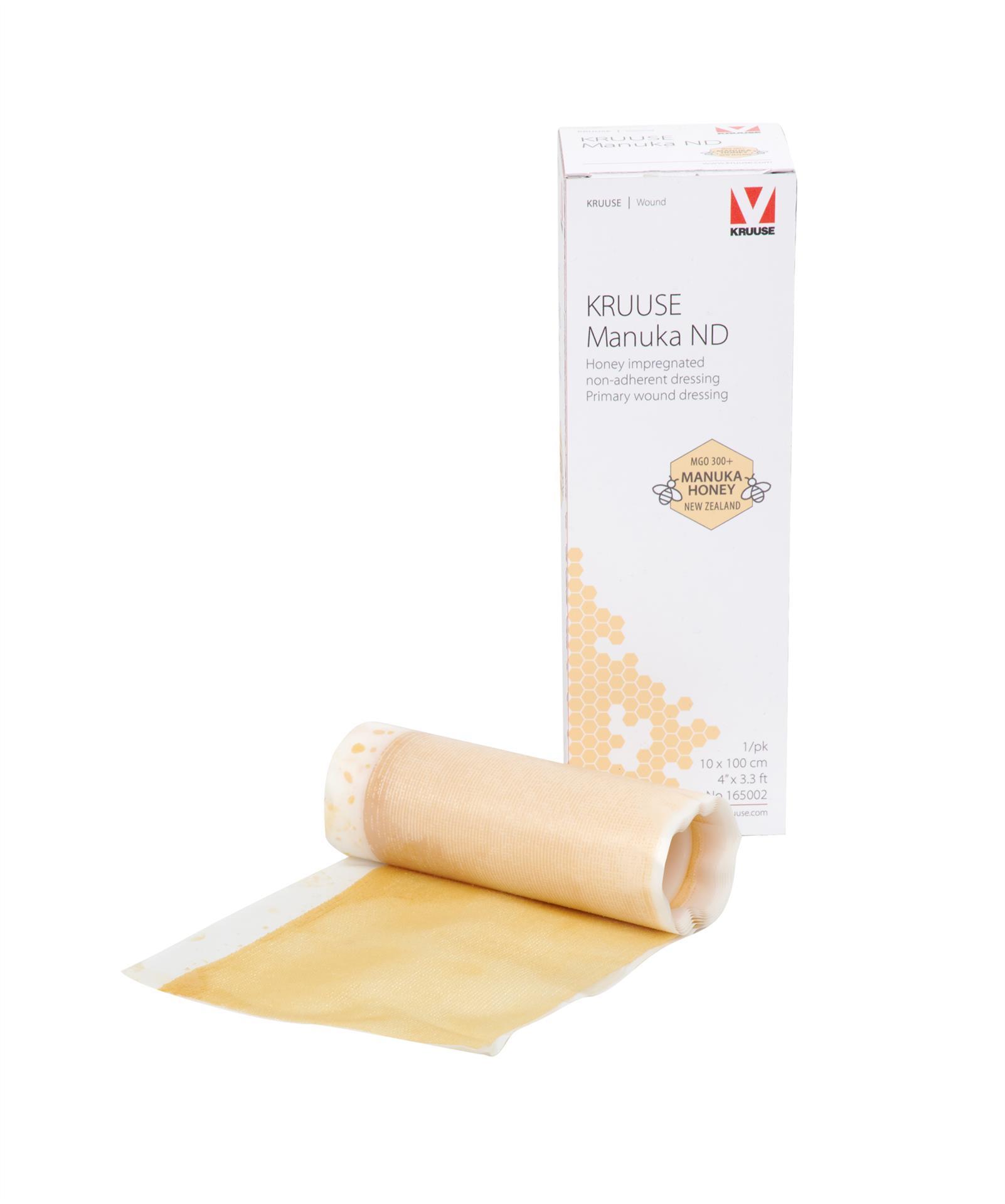 Manuka ND, Honig Wundauflage, nicht klebend, steril, 5 x 5 cm, 10 Stück Manuka ND, Honig Wundauflage, nicht klebend, steril, 5 x 5 cm, 10 Stück