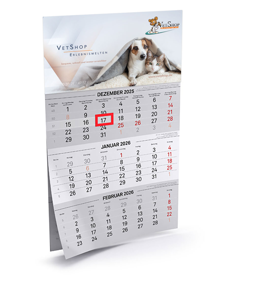 Text, Kalender