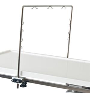 Aufbinder für Brachyzephale OP`s, für 50 cm Breite Tischplatten, 60 cm hoch f