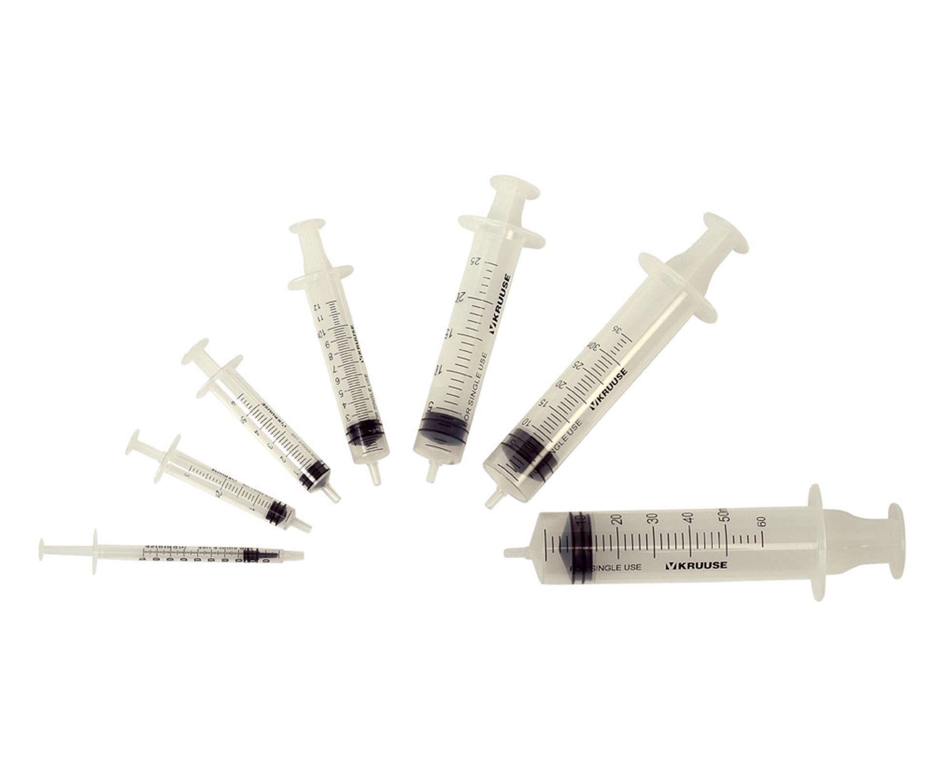 Einwegspritze mit Gummikolben 1 ml, mit Spardorn 100 Stück steril Einwegspritze mit Gummikolben 1 ml, mit Spardorn 100 Stück steril