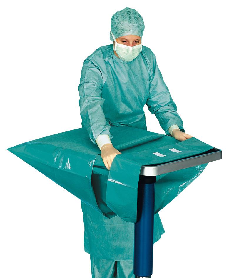 Raucodrape Instrumententischbezug, Lite 80x145cm, 40 St. Raucodrape Instrumententischbezug, Lite 80x145cm, 40 St.
