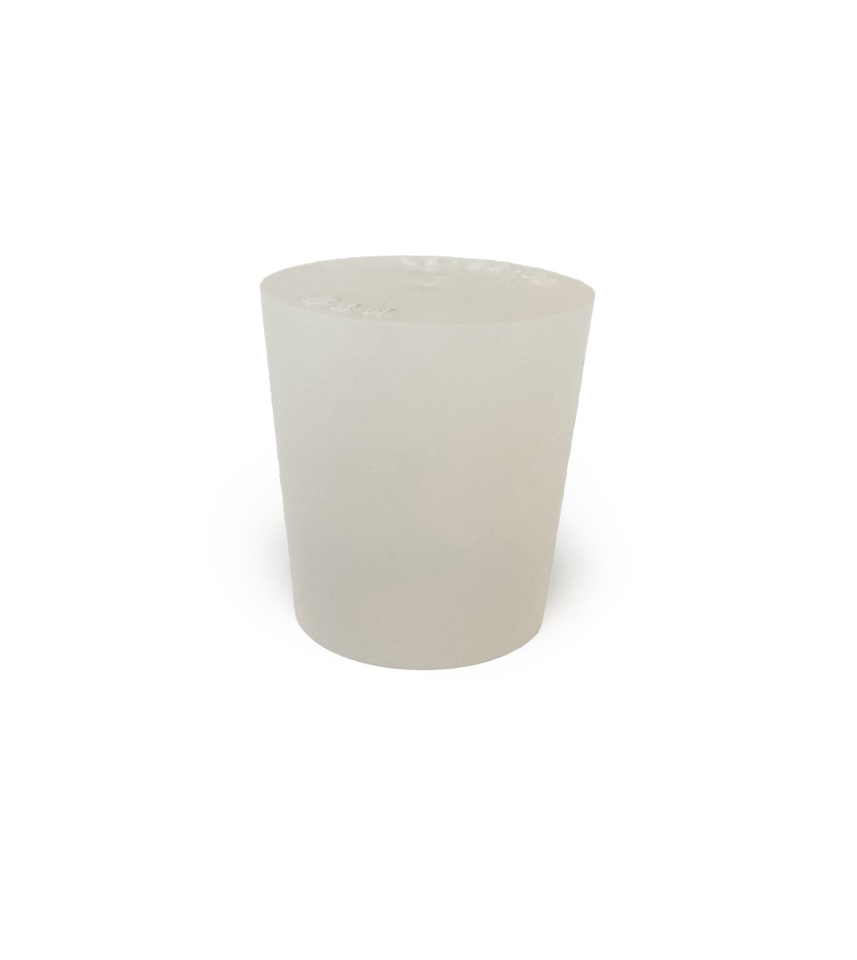 Kleine Kerze, Wachskerze, Votivkerze, Weiße Kerze, Runde Kerze