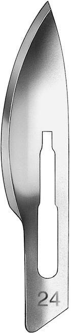 Einmalskalpellklingen B.Braun Fig. 24   100 Stück Einmalskalpellklingen B.Braun Fig. 24   100 Stück