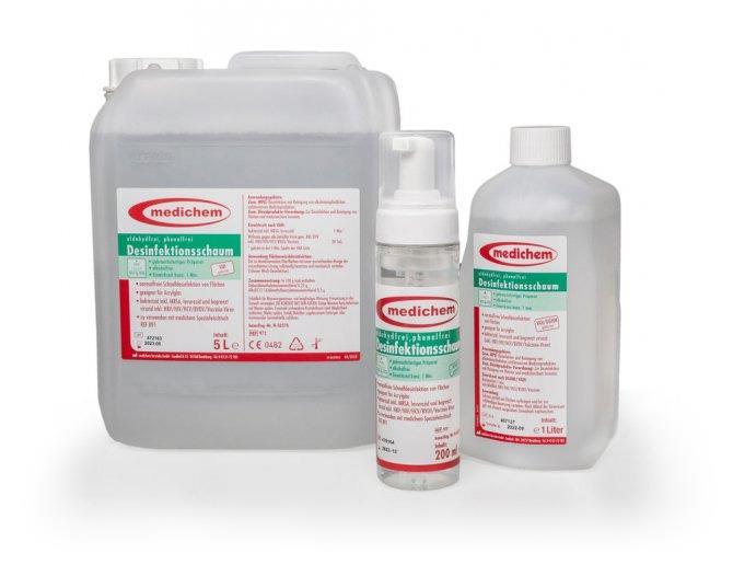 Medichem Desinfektionsschaum 1 Liter Nachfüllflasche Medichem Desinfektionsschaum 1 Liter Nachfüllflasche