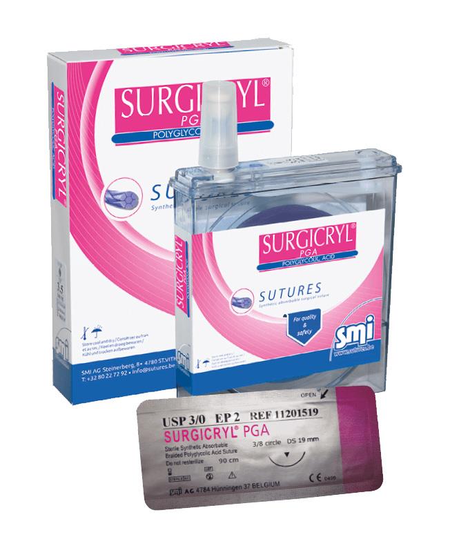 Surgicryl PGA USP 3-0 metric 2, 15 m Flachspule Surgicryl PGA USP 3-0 metric 2, 15 m Flachspule