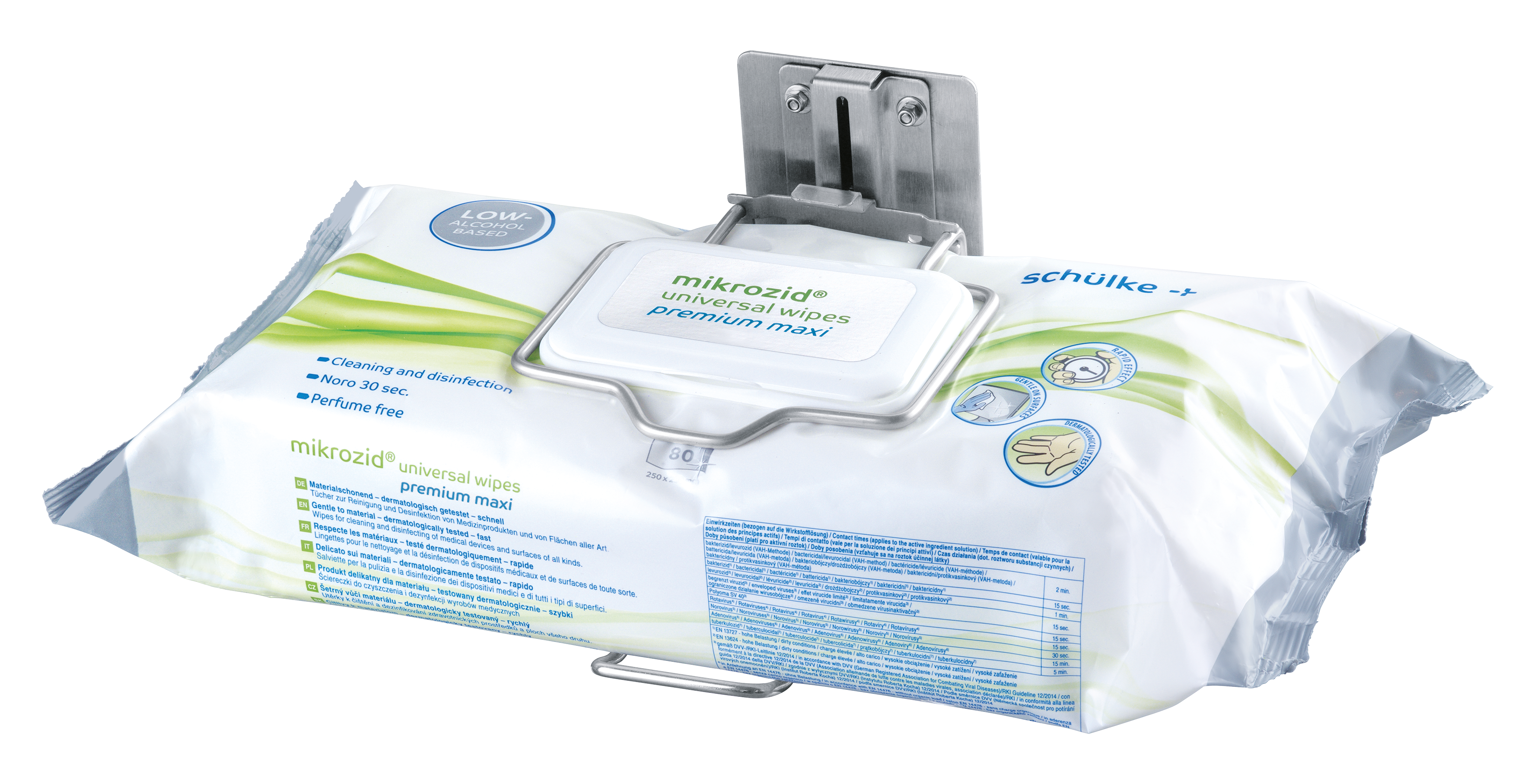 Mikrozid universal wipes premium maxi [25 x 25 cm] [80 Stück]
