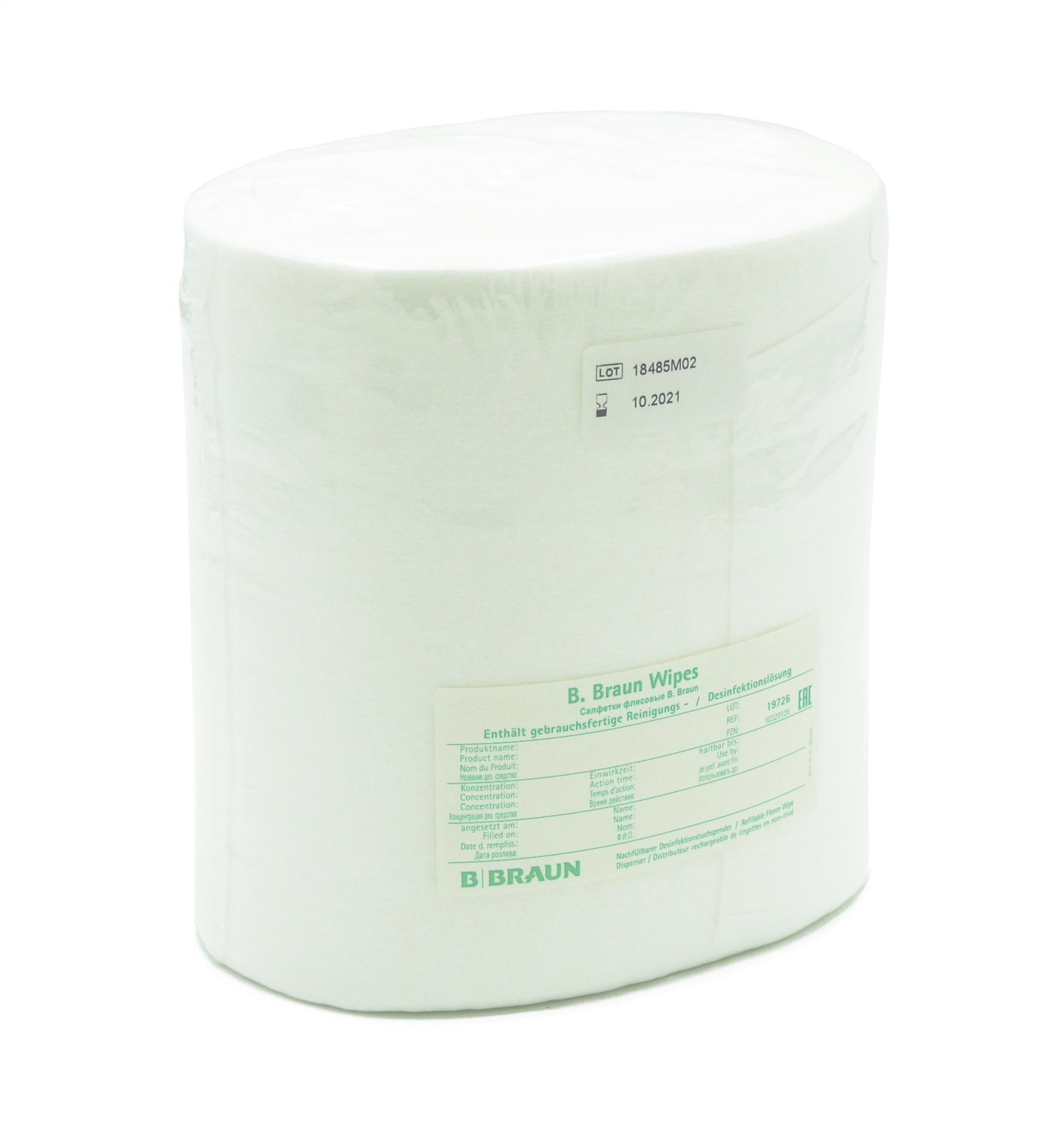 Vliesrolle mit 100 Tüchern für Spendersystem Tuch  19 x 36 cm