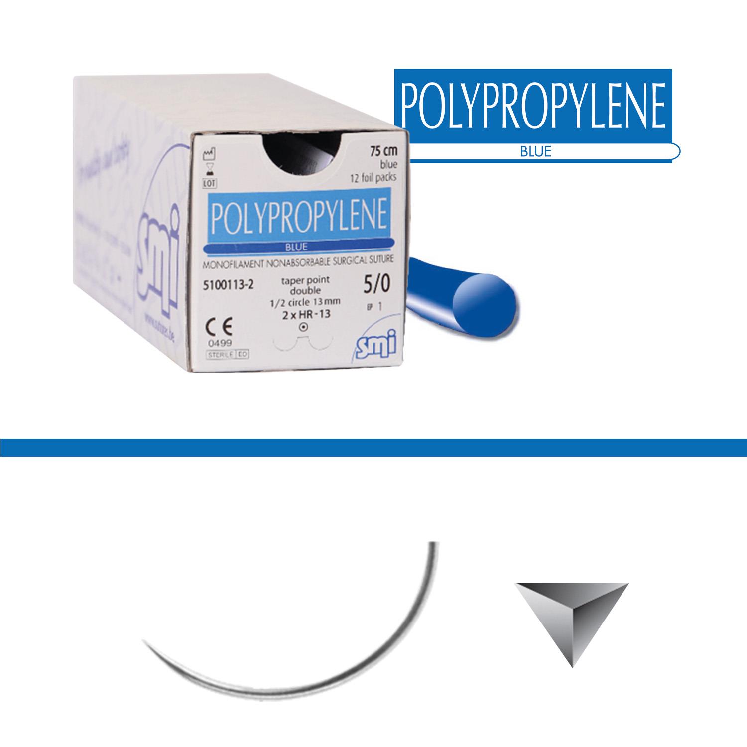Polypropylene® 3/8 Kreis schneidend Nadel-Fadenkombinationen