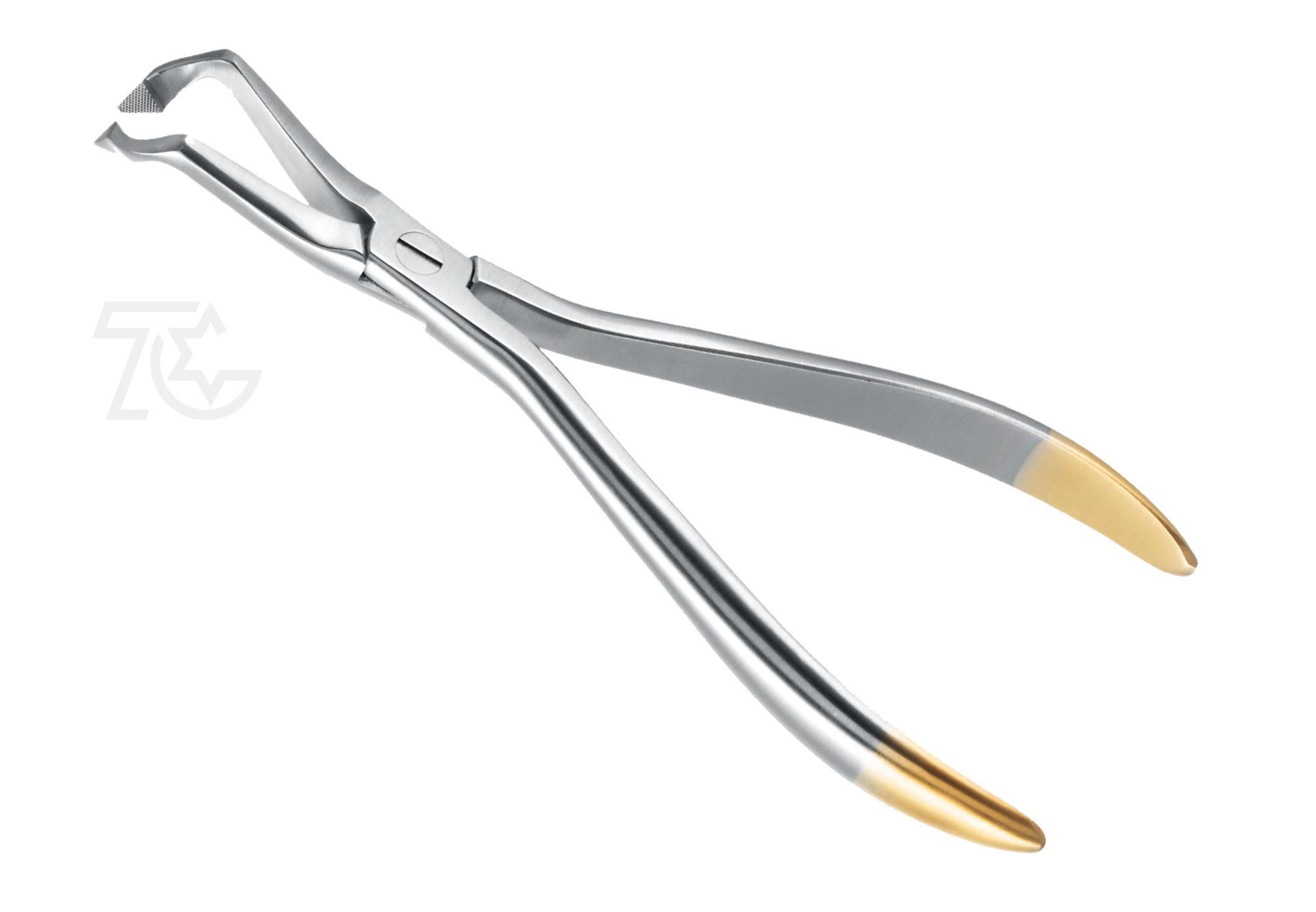 Zepf-Abnahmezange universal, mit TC 14,5 cm, zum Sicheren Fassen von provis. Kronen,