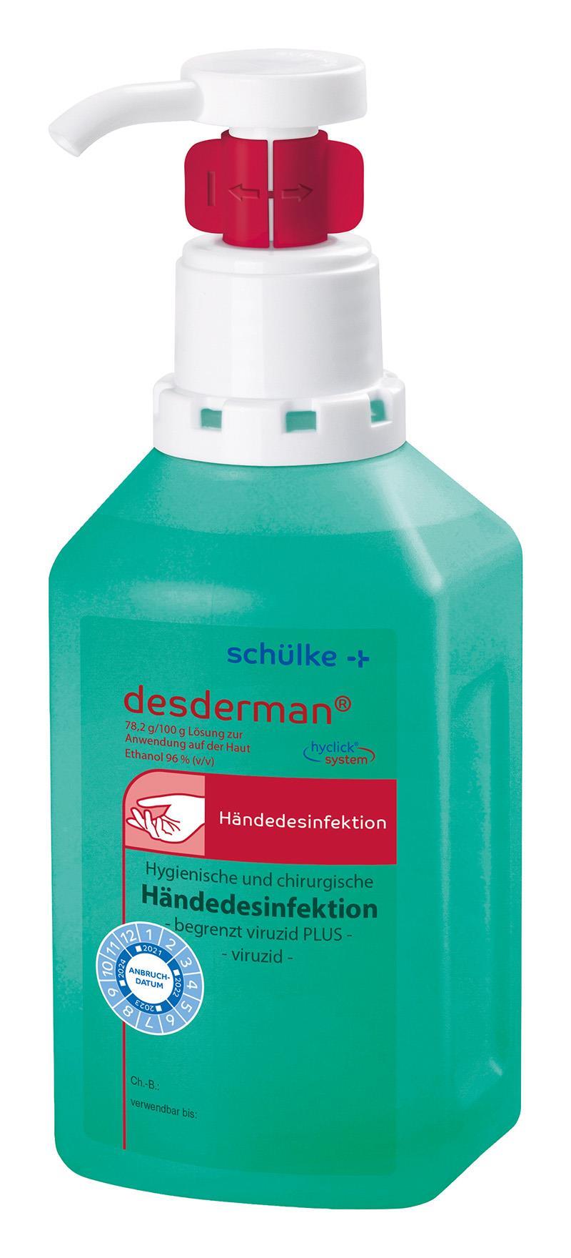 Desderman hyclick 500 ml Händedesinfektion