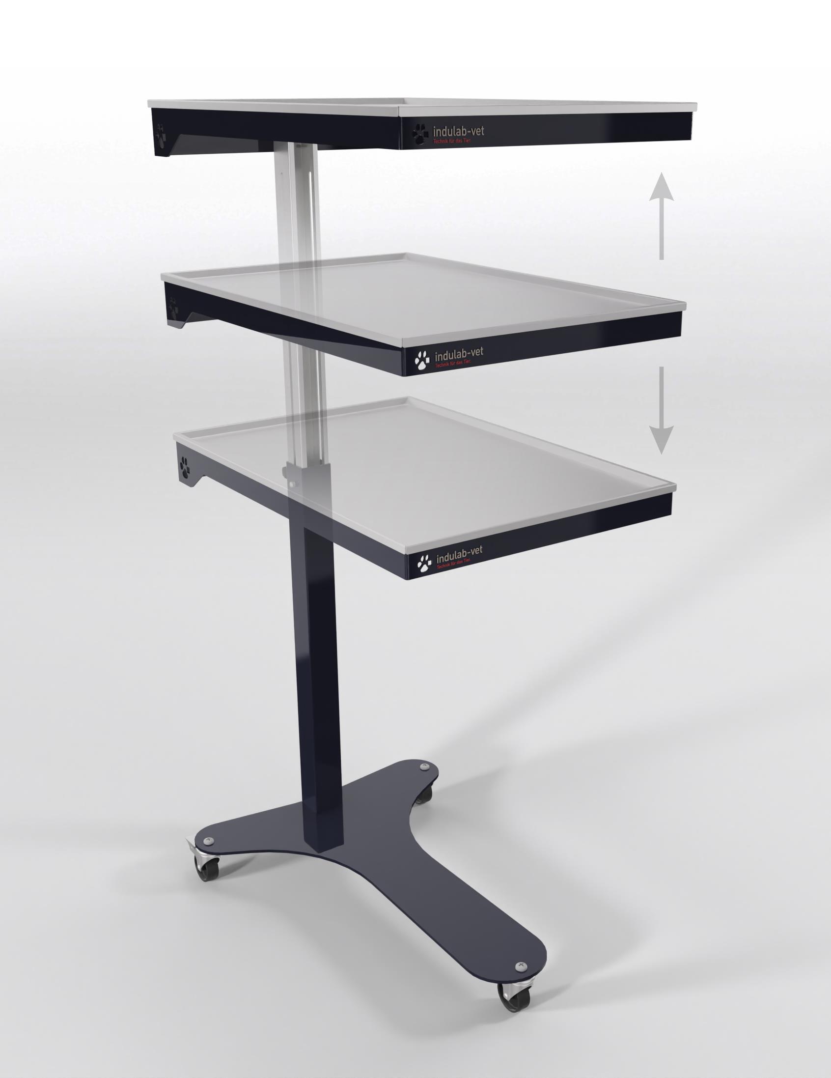 Indulab Beistell- Zureichtisch höhenverstellbar 730-1180mm Indulab Beistell- Zureichtisch höhenverstellbar 730-1180mm
