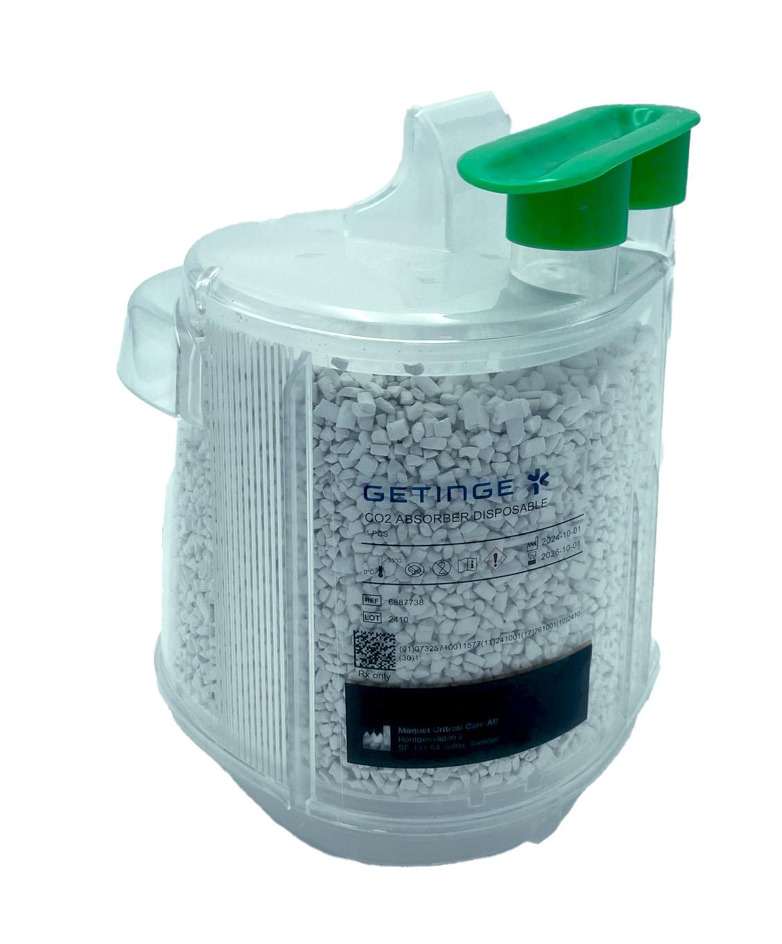 Getinge Narkosefilter Flow-C / i Einweg CO² Absorber zum einfacher Austausch 12 Stück/VE Krug, Flasche, Shaker