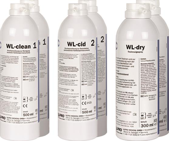 Starterset, 2x WL-clean, 2x WL-cid, 2x WL-dry Starterset, 2x WL-clean, 2x WL-cid, 2x WL-dry