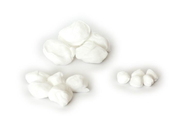 Schlinggazetupfer 8 x 8 cm haselnußgroß  500 Stk Schlinggazetupfer 8 x 8 cm haselnußgroß  500 Stk