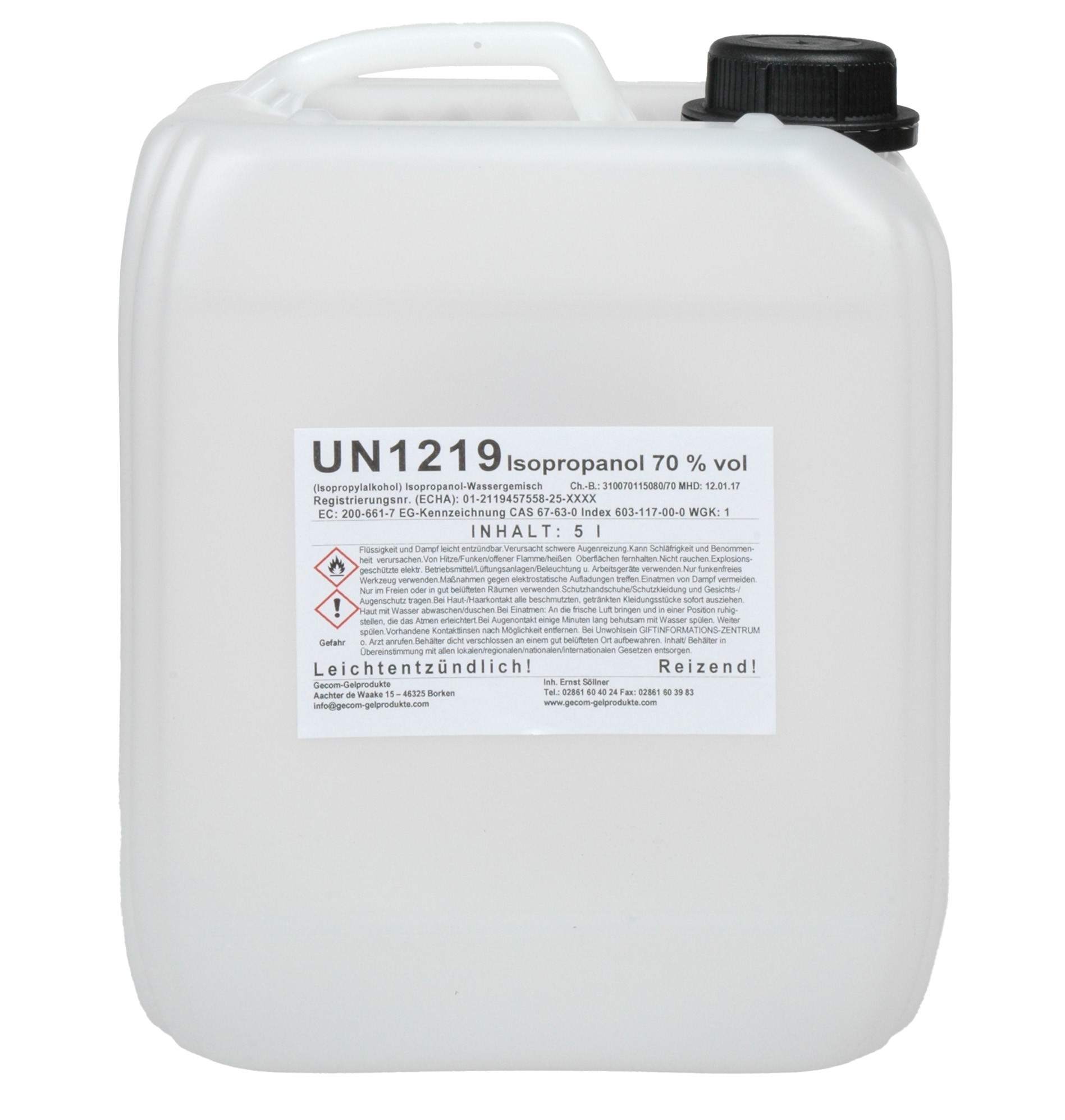 Isopropyl-Alkohol DAB 70 % [5 l]