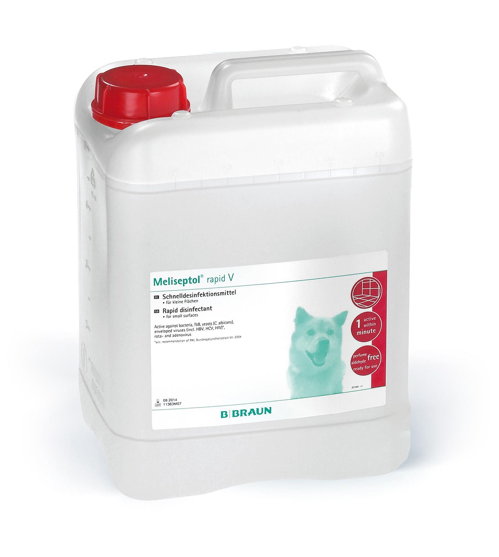 Meliseptol rapid V 5 Liter alkoholische Schnelldesinfektion Meliseptol rapid V 5 Liter alkoholische Schnelldesinfektion
