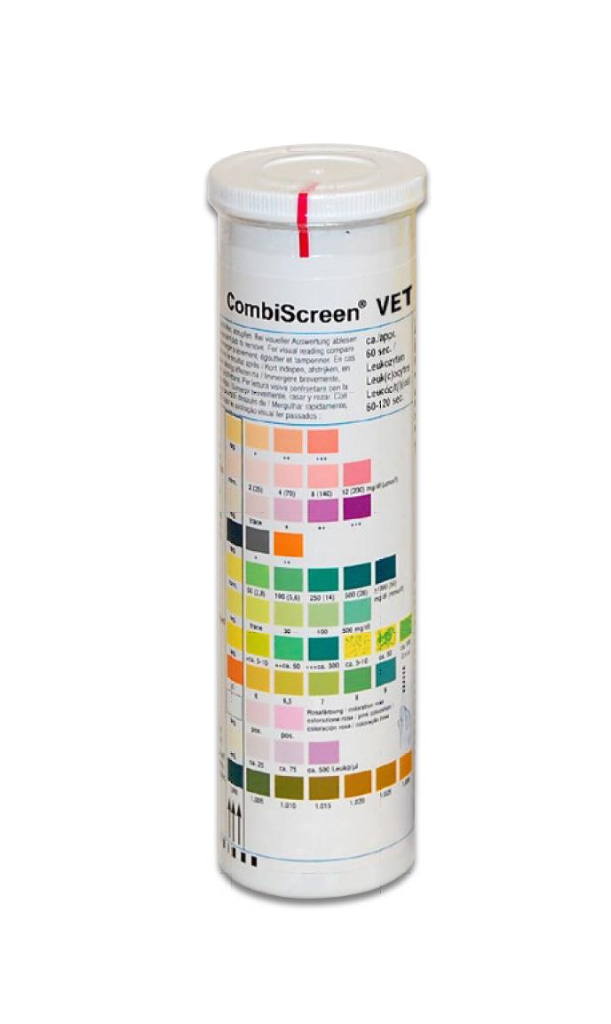 Urinteststreifen CombiScreen Vet 11 Plus mit 11 Parametern 100 Stk Urinteststreifen CombiScreen Vet 11 Plus mit 11 Parametern 100 Stk