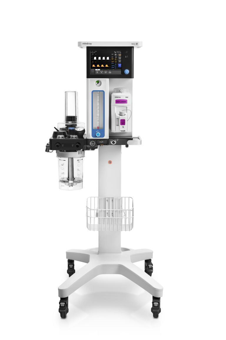 Narkosegerät Mindray Veta 5 Premium mit aktiver Beatmung mit Trolley Narkosegerät Mindray Veta 5 Premium mit aktiver Beatmung mit Trolley