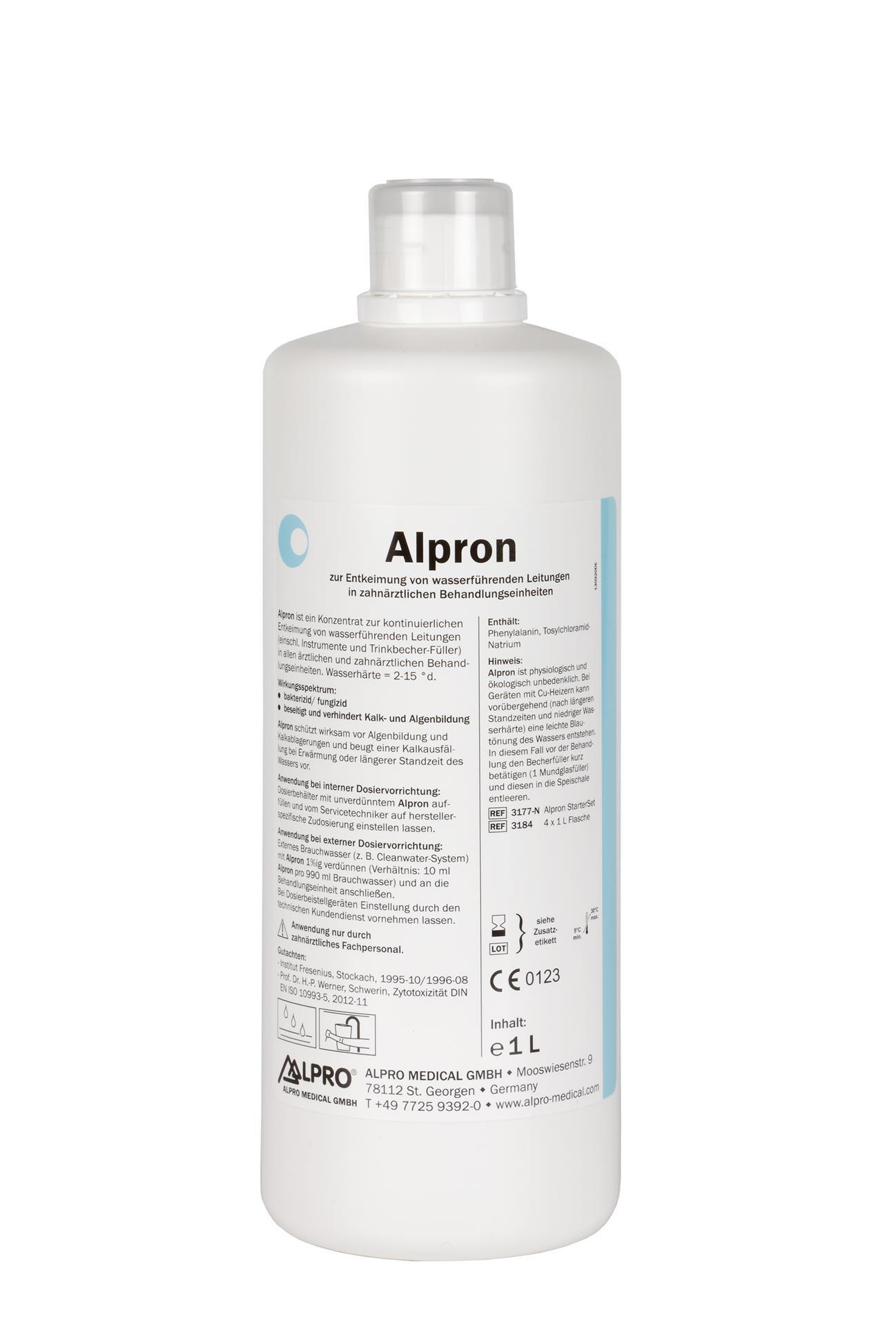 Alpron 1 Ltr. Flasche Konzentrat zur Betriebswasserentkeimung (3184) Alpron 1 Ltr. Flasche Konzentrat zur Betriebswasserentkeimung (3184)