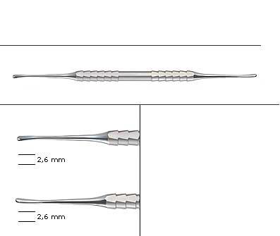 Raspatorium Zepflinie 2,6 mm breit Raspatorium Zepflinie 2,6 mm breit