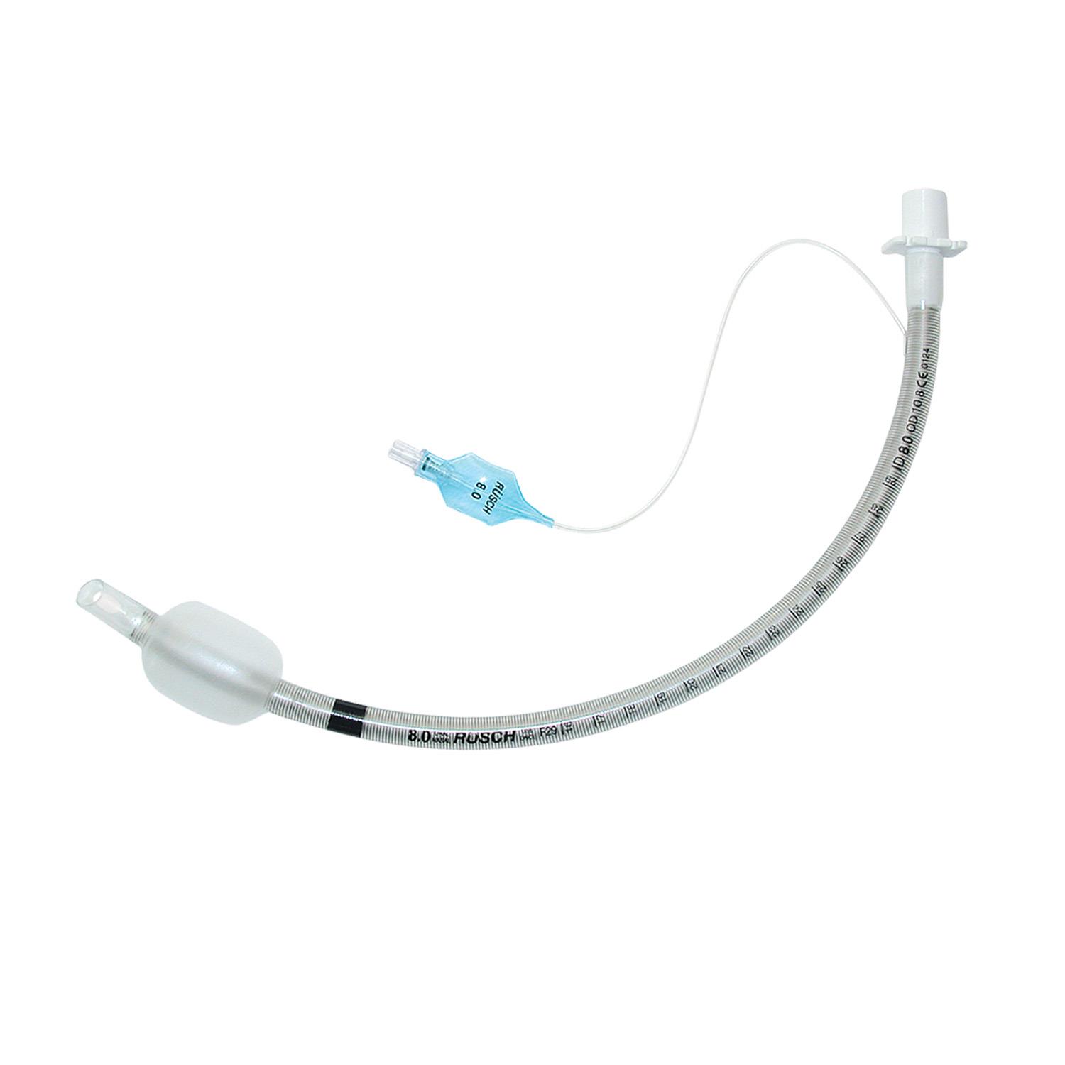 Endotrachealtubus mit Metallspirale d=5 mm Endotrachealtubus mit Metallspirale d=5 mm