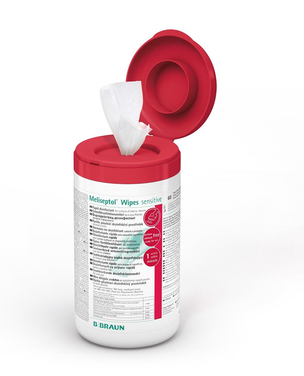 Meliseptol® Wipes sensitive Desinfektionstücher für empfindliche Flächen Meliseptol® Wipes sensitive Desinfektionstücher für empfindliche Flächen