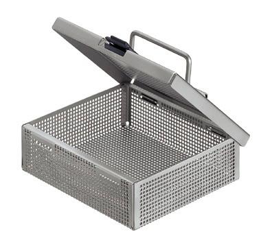 Siebkorb für Minicontainer mit Deckel für Kleinteile JF149R Siebkorb für Minicontainer mit Deckel für Kleinteile JF149R