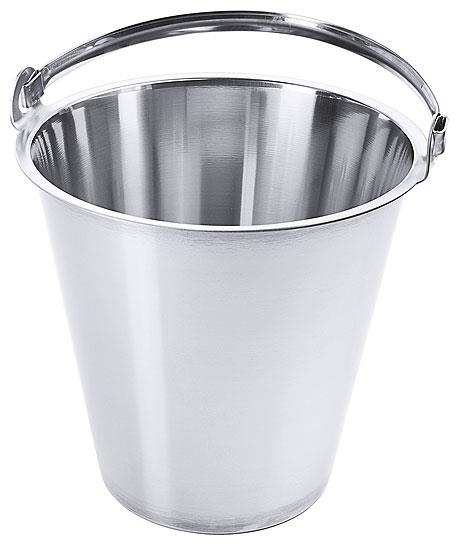 Eimer ohne Bodenreifen, mit Maßeinteilung, Durchmesser 25,5 cm, Höhe 24 cm, Volumen 7l Eimer ohne Bodenreifen, mit Maßeinteilung, Durchmesser 25,5 cm, Höhe 24 cm, Volumen 7l