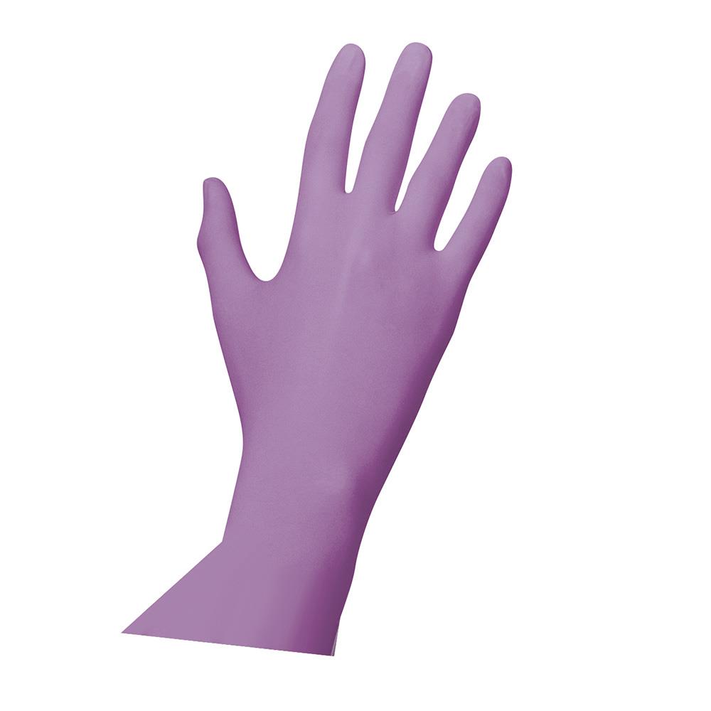 Violet Pearl Nitrilhandschuhe, violett, Gr. S, unsteril, puderfrei, 100 Stück Violet Pearl Nitrilhandschuhe, violett, Gr. S, unsteril, puderfrei, 100 Stück
