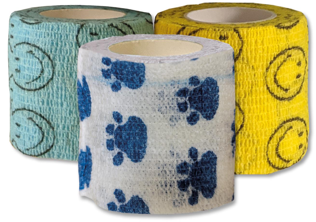 Flex Bandage FunBox Smiley und Pfote, 10cm, 18 Stück Flex Bandage FunBox Smiley und Pfote, 10cm, 18 Stück