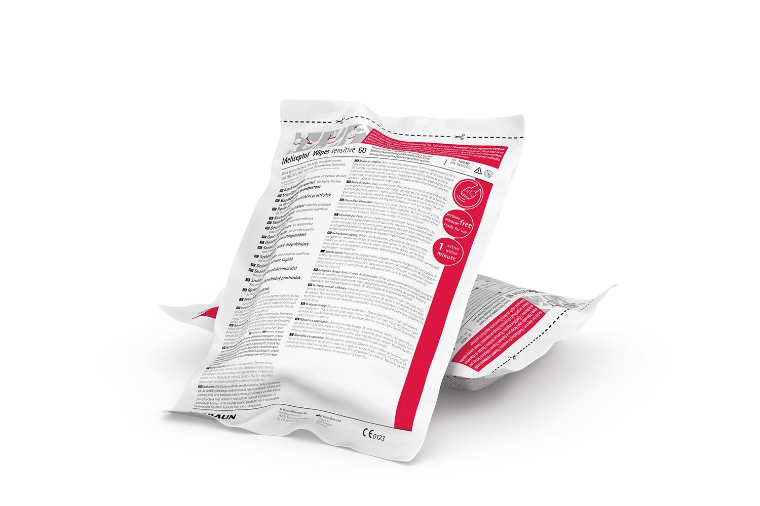 Meliseptol Wipes sensitive, Nachfüllpackung mit 60 Tüchern Meliseptol Wipes sensitive, Nachfüllpackung mit 60 Tüchern