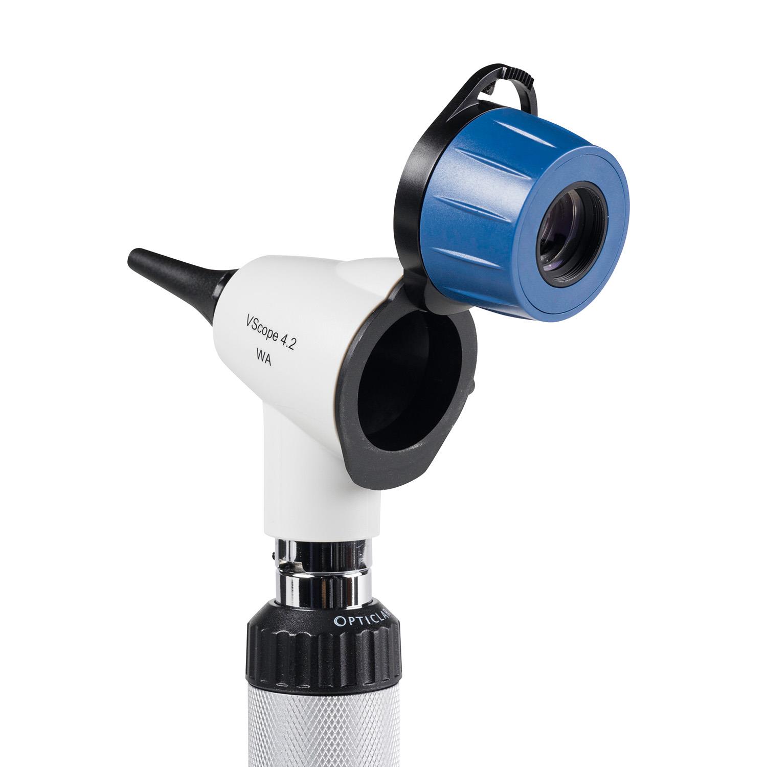 V-Scope 4,2 LED Otoskopkopf einzeln mit 4,2 facher Vergrößerung V-Scope 4,2 LED Otoskopkopf einzeln mit 4,2 facher Vergrößerung