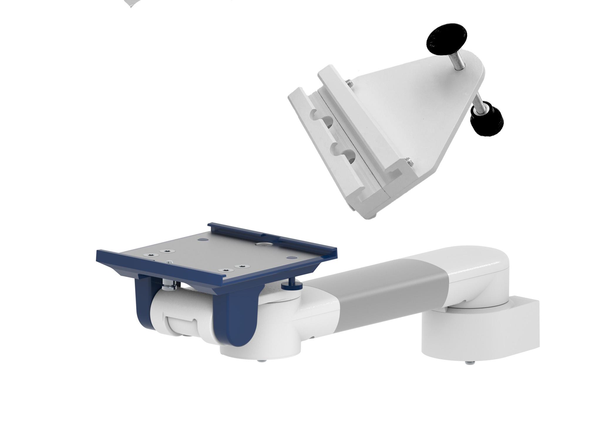 Tragarm CIM  Pivot Mindray Länge 24 cm inkl. variable Normschienenklemme für UMec12 und ePM 12 Monitor Tragarm CIM  Pivot Mindray Länge 24 cm inkl. variable Normschienenklemme für UMec12 und ePM 12 Monitor