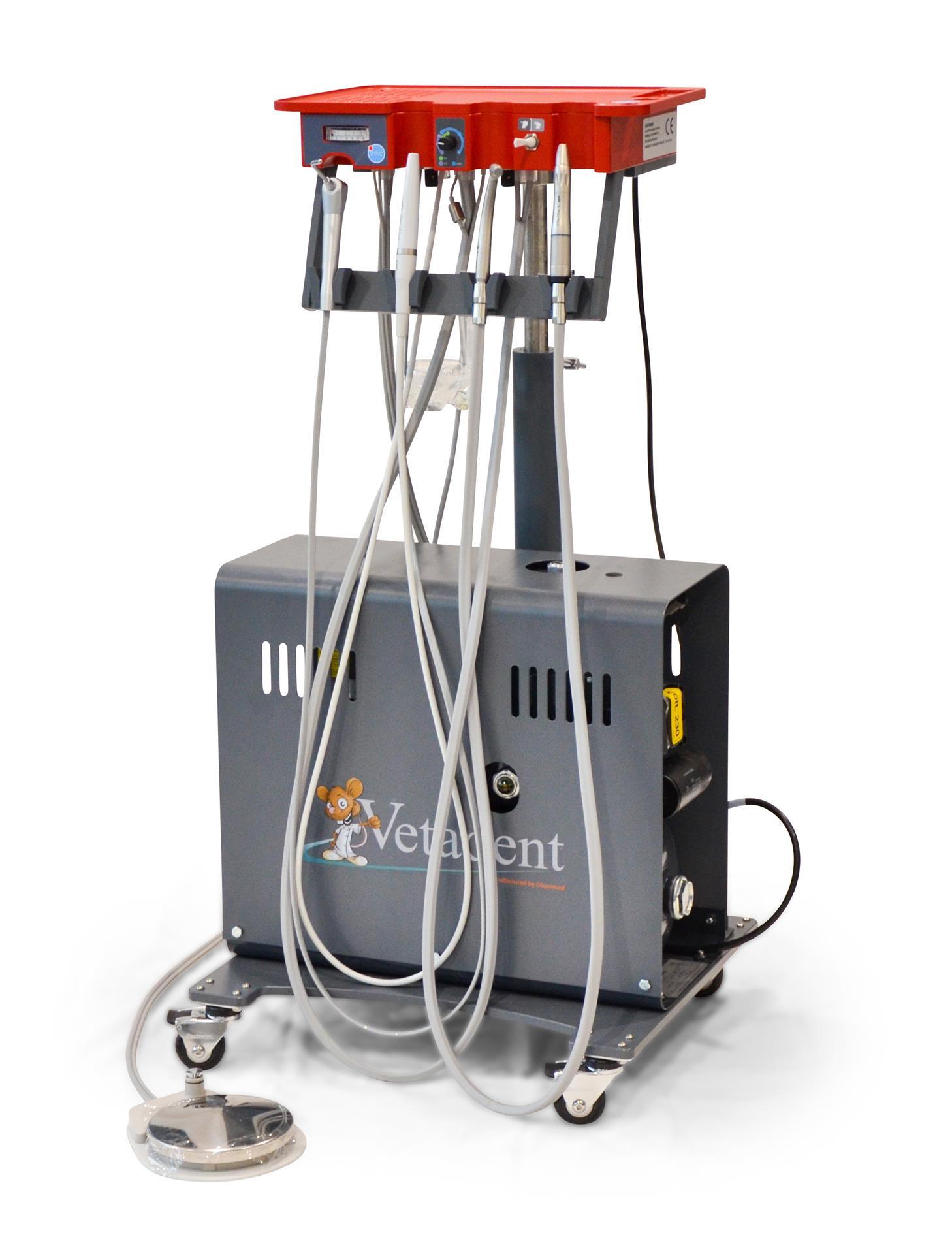 Dentaleinheit Intro auf Fahrgestell inkl. Kompressor mit NSK LED Piezo Scaler und Wasserführung Dentaleinheit Intro auf Fahrgestell inkl. Kompressor mit NSK LED Piezo Scaler und Wasserführung