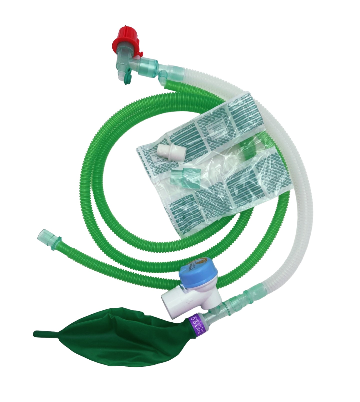 Atemschutzmaske, Inhalationsgerät, Atemmaske, Grüne Schlauch, Medizinischer Schlauch