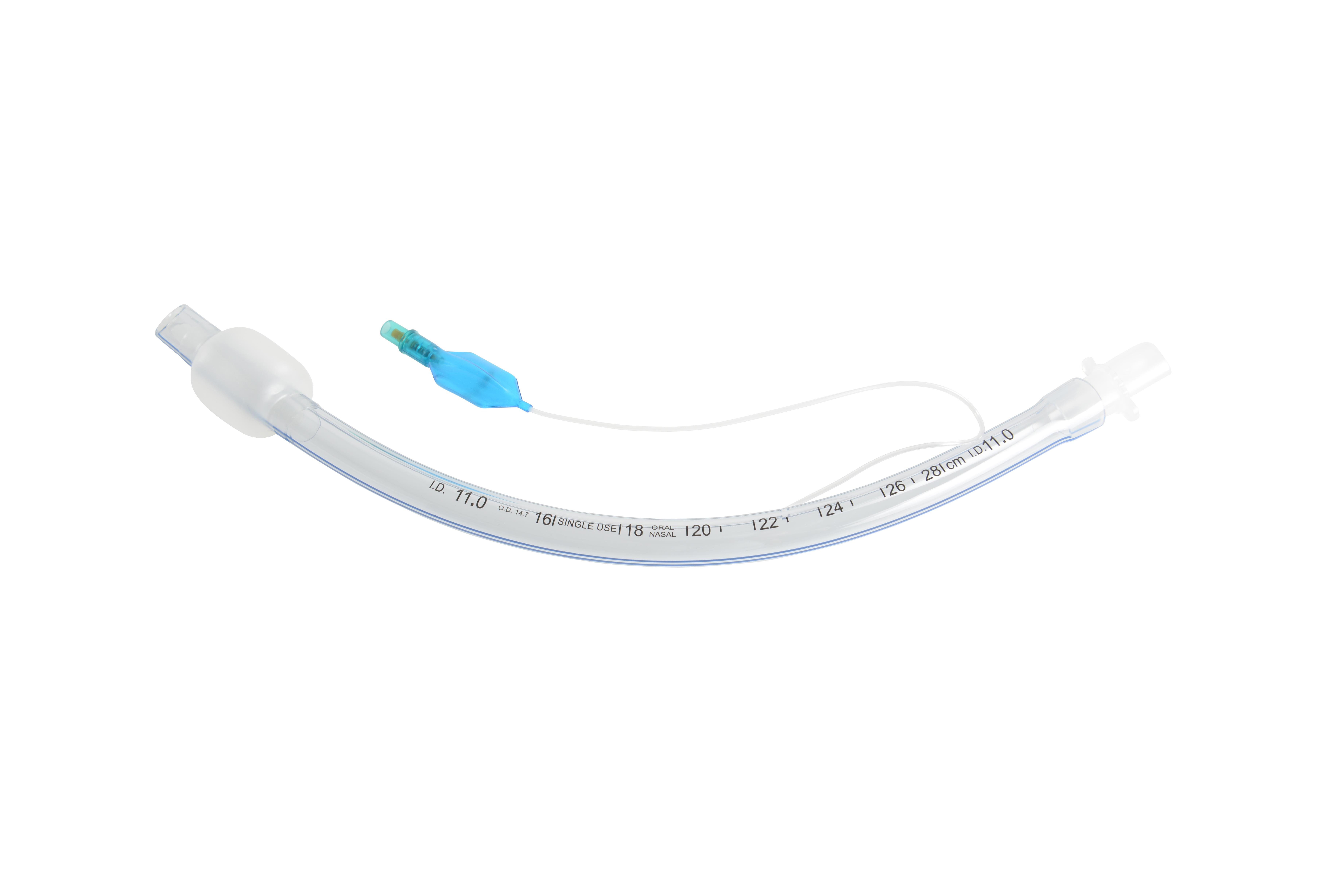 KRUUSE PVC Endotrachealtuben mit Cuff, ID 11,0mm 33,5 cm, 10 Stück KRUUSE PVC Endotrachealtuben mit Cuff, ID 11,0mm 33,5 cm, 10 Stück